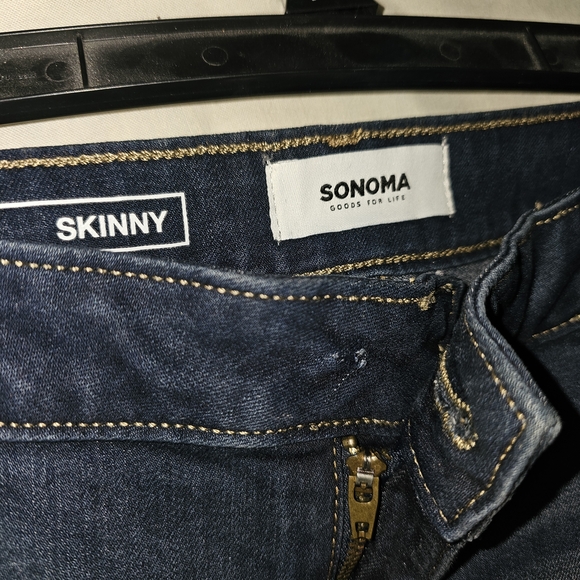 Sonoma Women's Dark Blue Skinny Jeans - Picture 5 of 8
